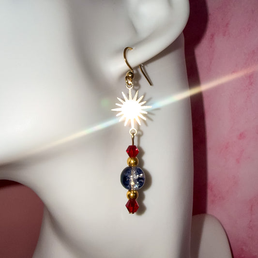 Aries - Beaded Dangle Earring