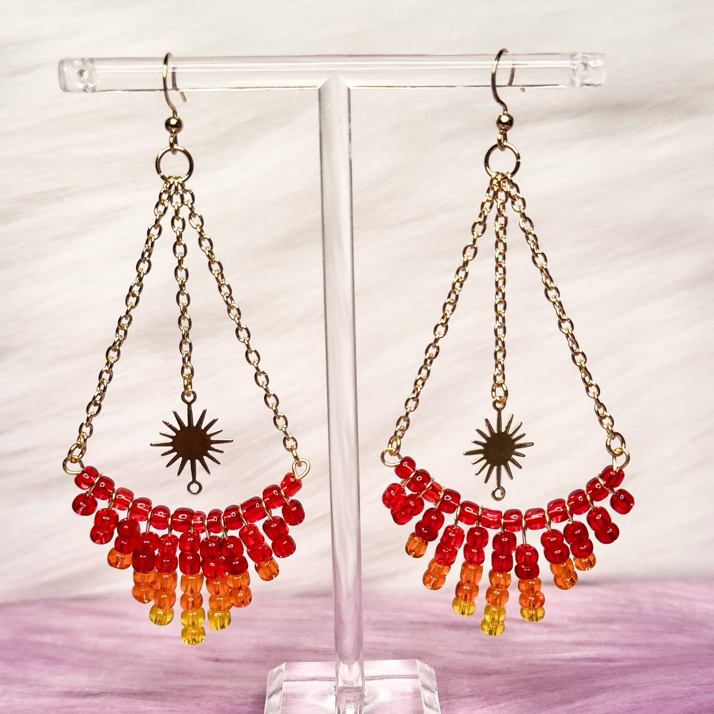 Heatwave - Statement Dangle Earring