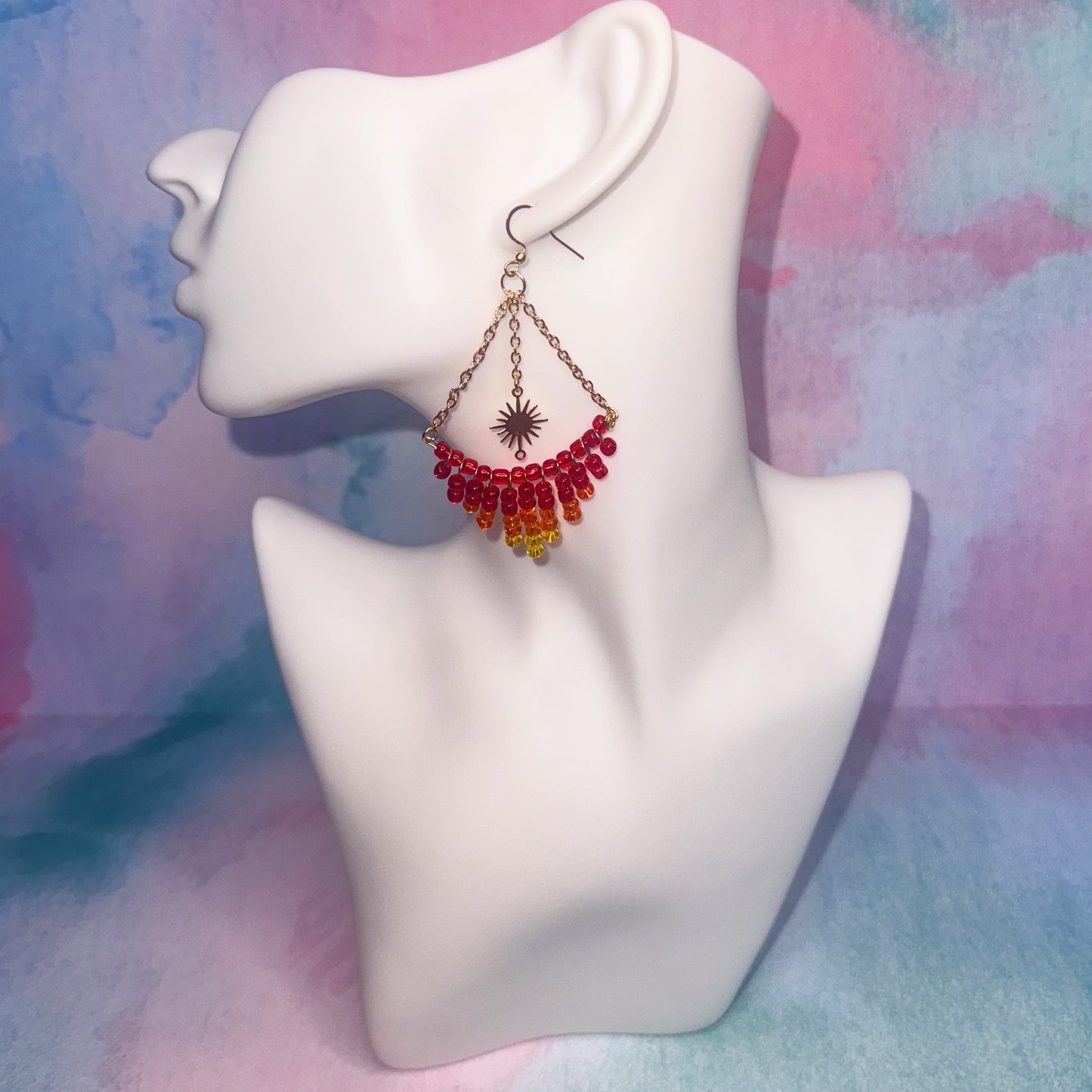 Heatwave - Statement Dangle Earring