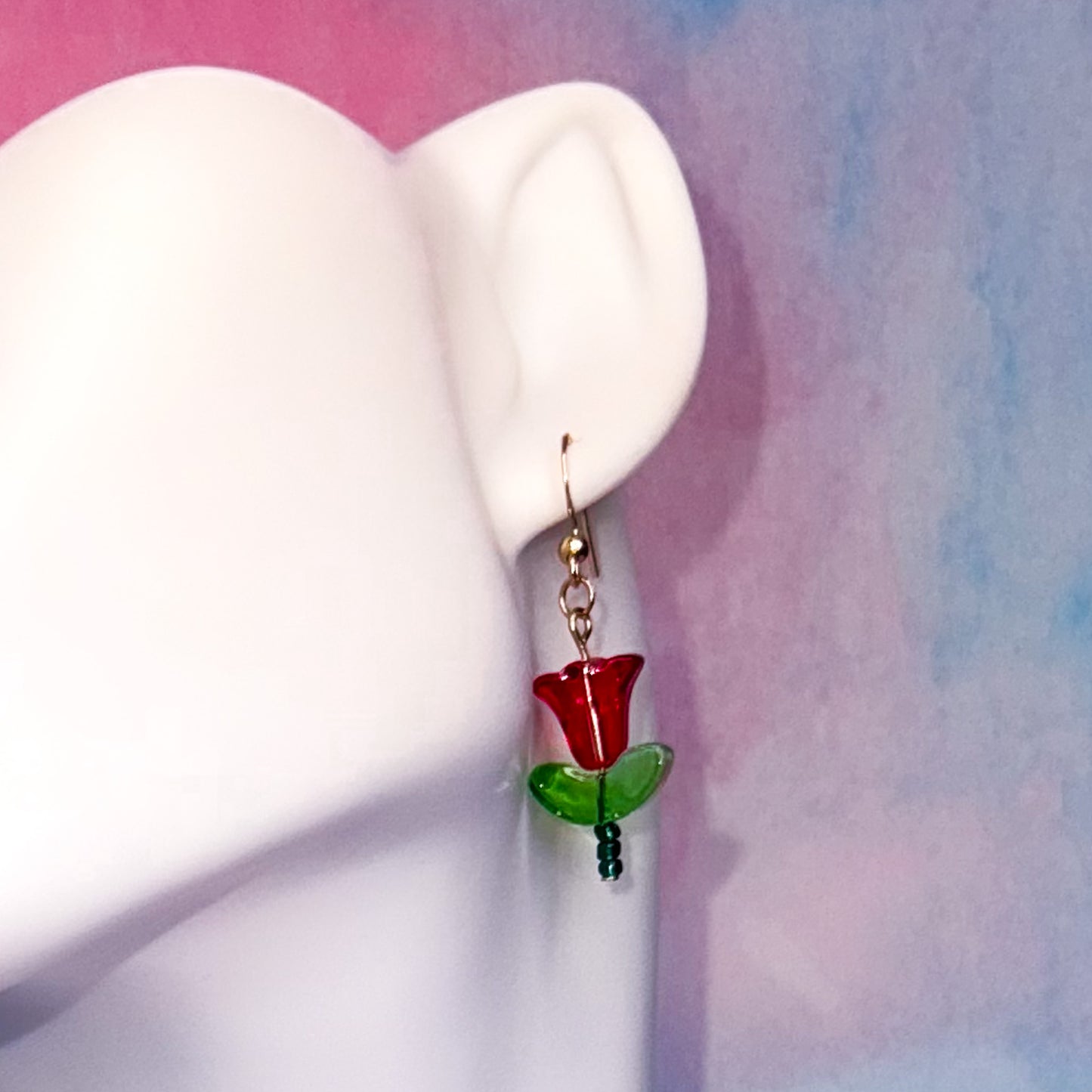 Antheia's - Beaded Flower Earring