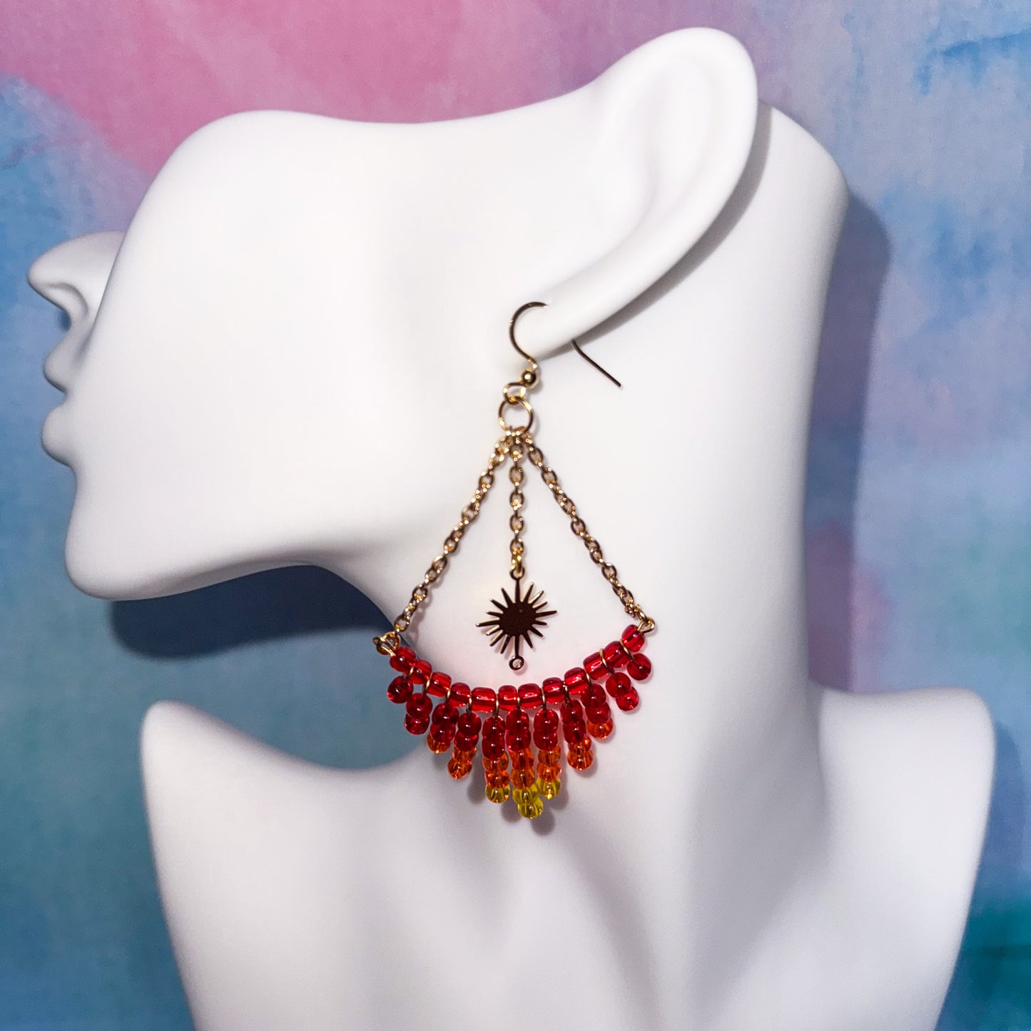 Heatwave - Statement Dangle Earring