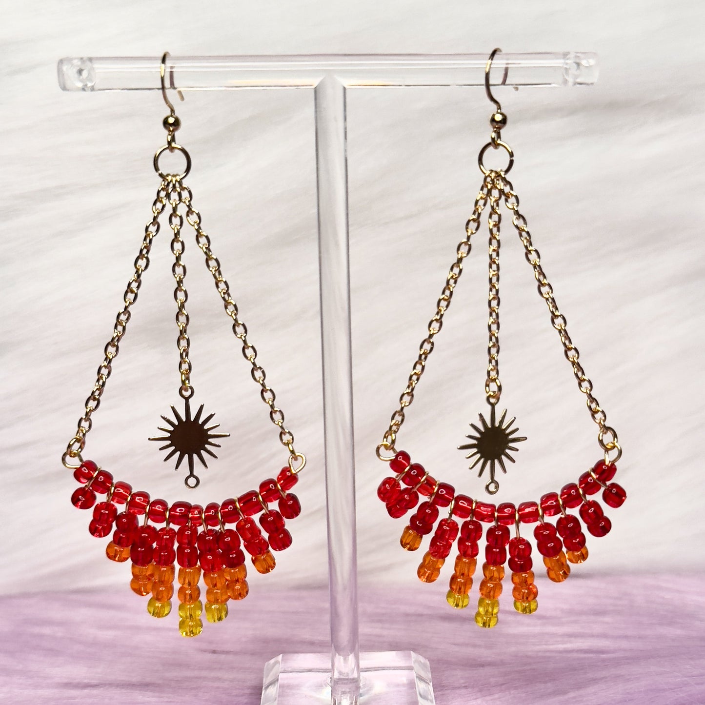 Heatwave - Statement Dangle Earring