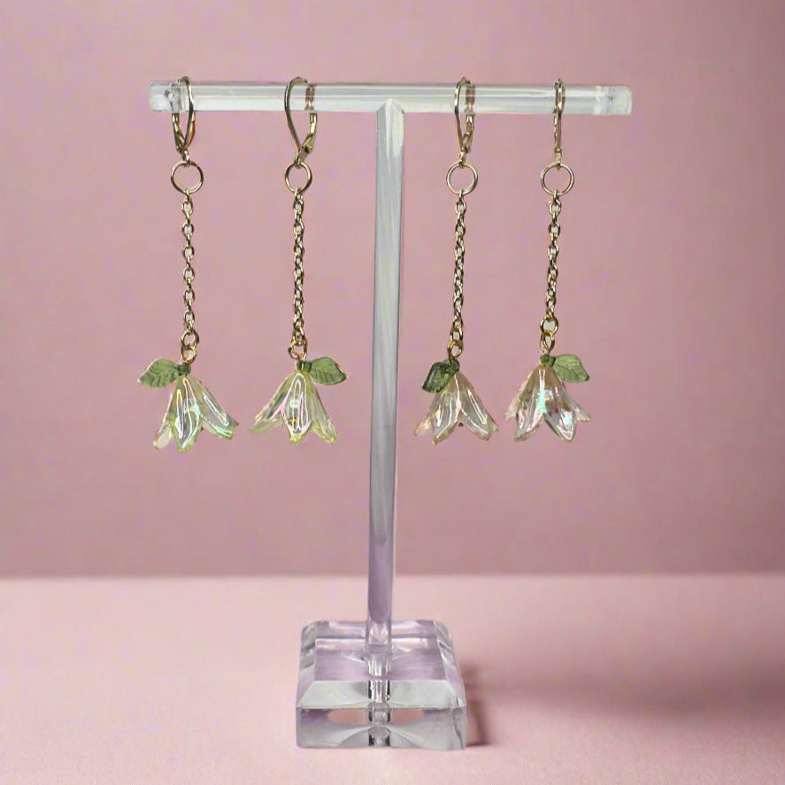 Spring Blossom - Flower Dangle Earring