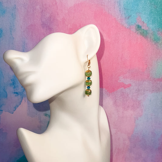 Terra - Beaded Dangle Earring