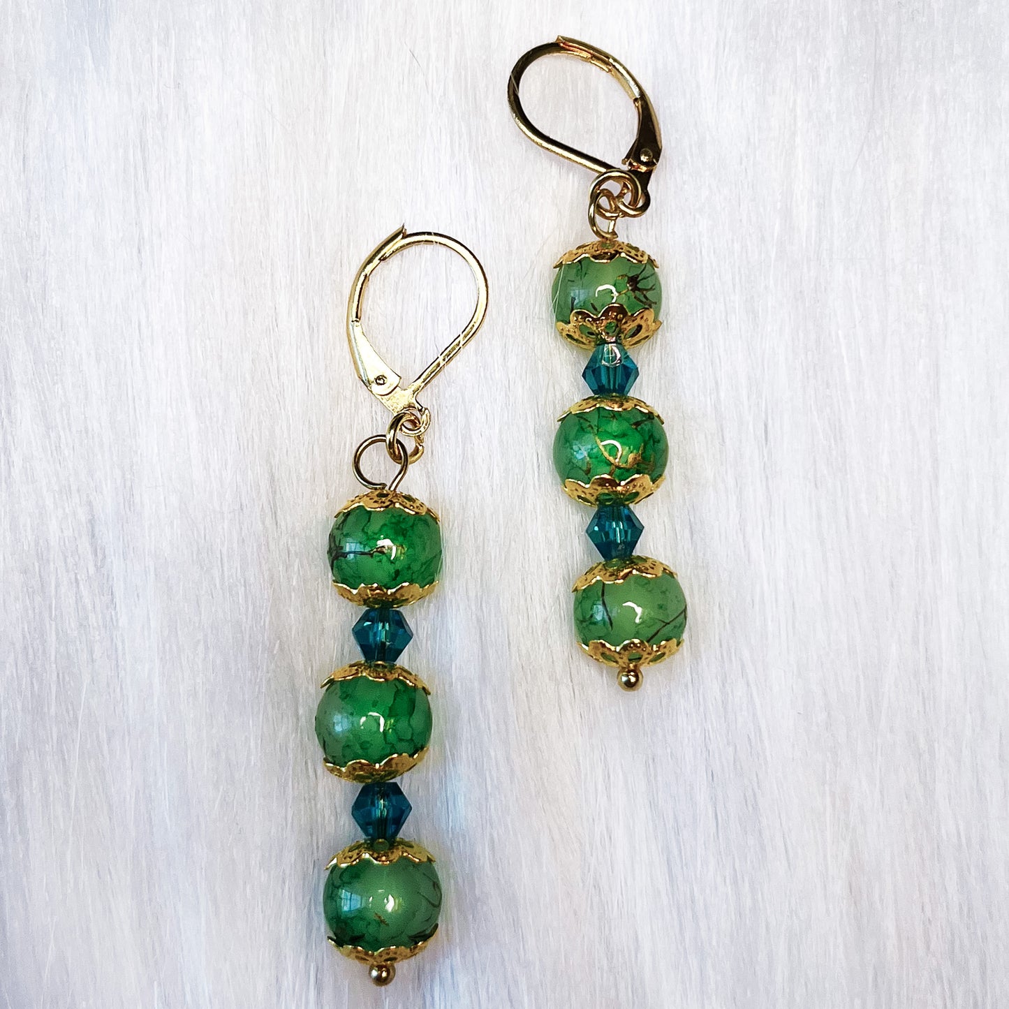 Terra - Beaded Dangle Earring