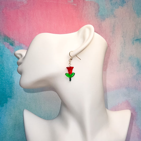 Antheia's - Beaded Flower Earring