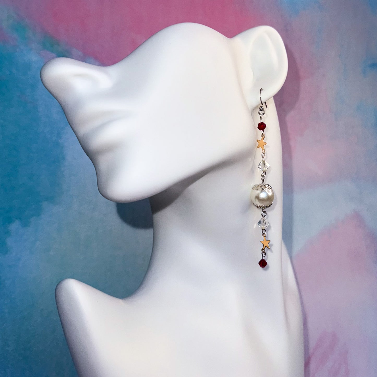 Cancer - Celestial Dangle Earring