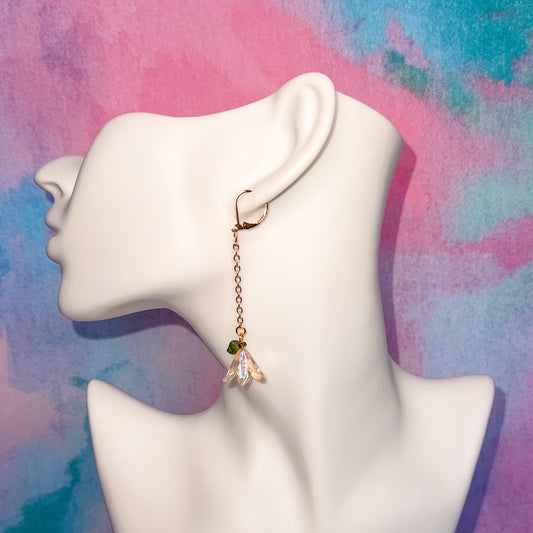 Spring Blossom - Flower Dangle Earring