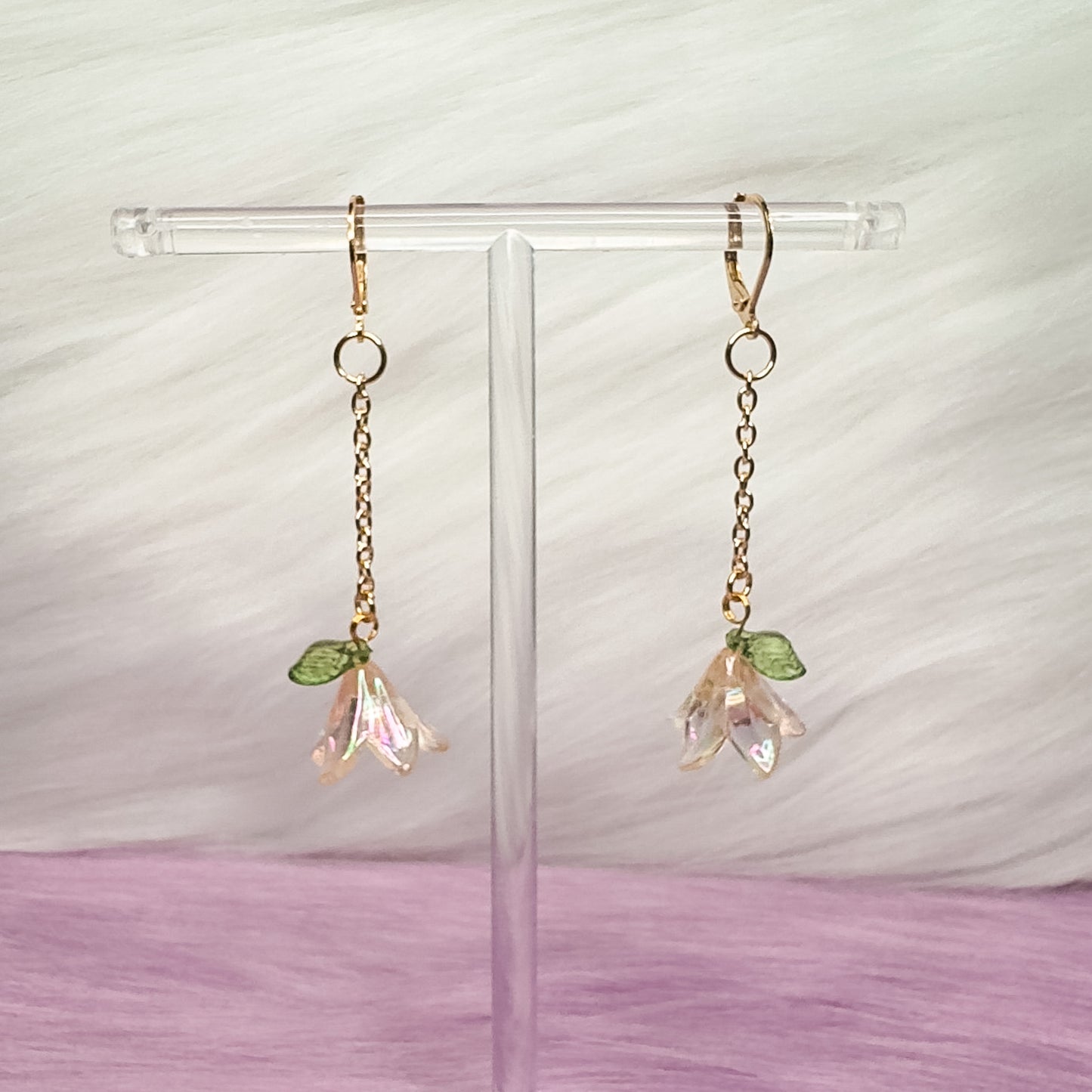 Spring Blossom - Flower Dangle Earring