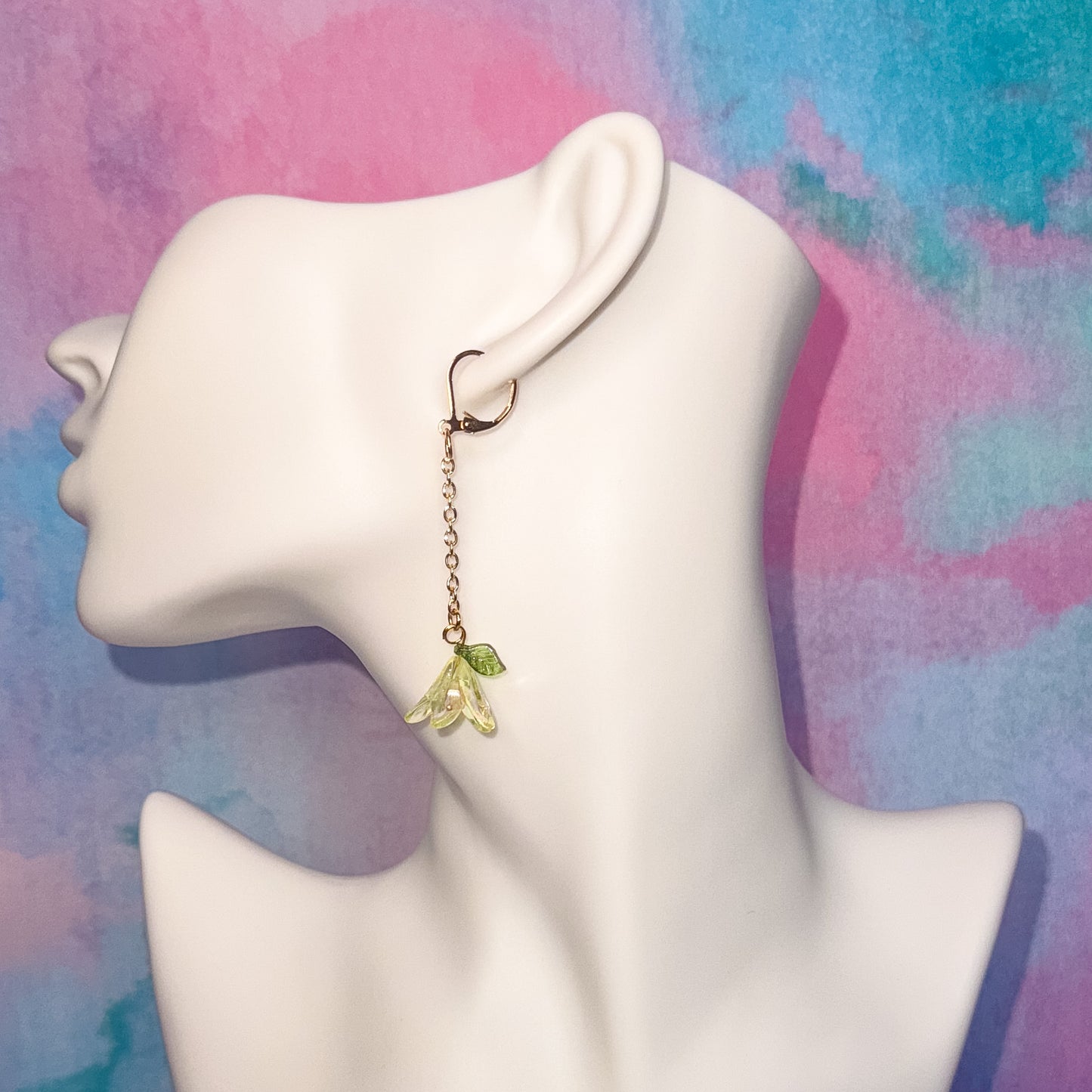 Spring Blossom - Flower Dangle Earring