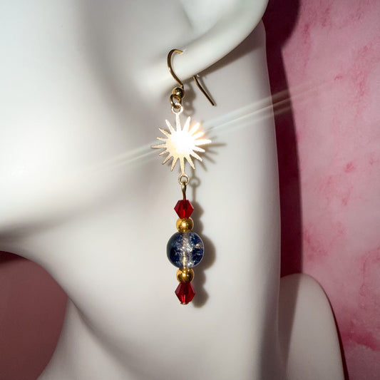 Aries - Beaded Dangle Earring