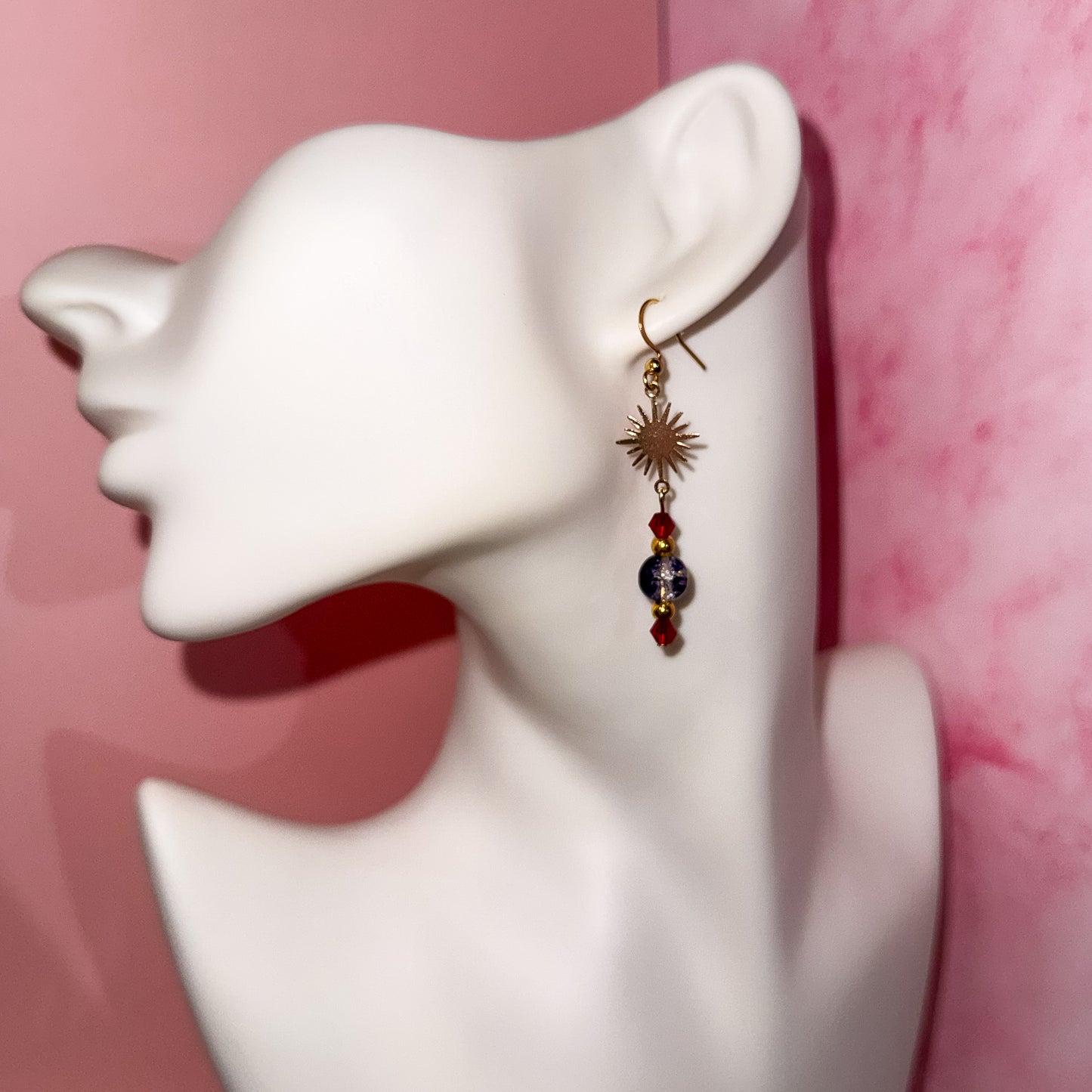 Aries - Beaded Dangle Earring