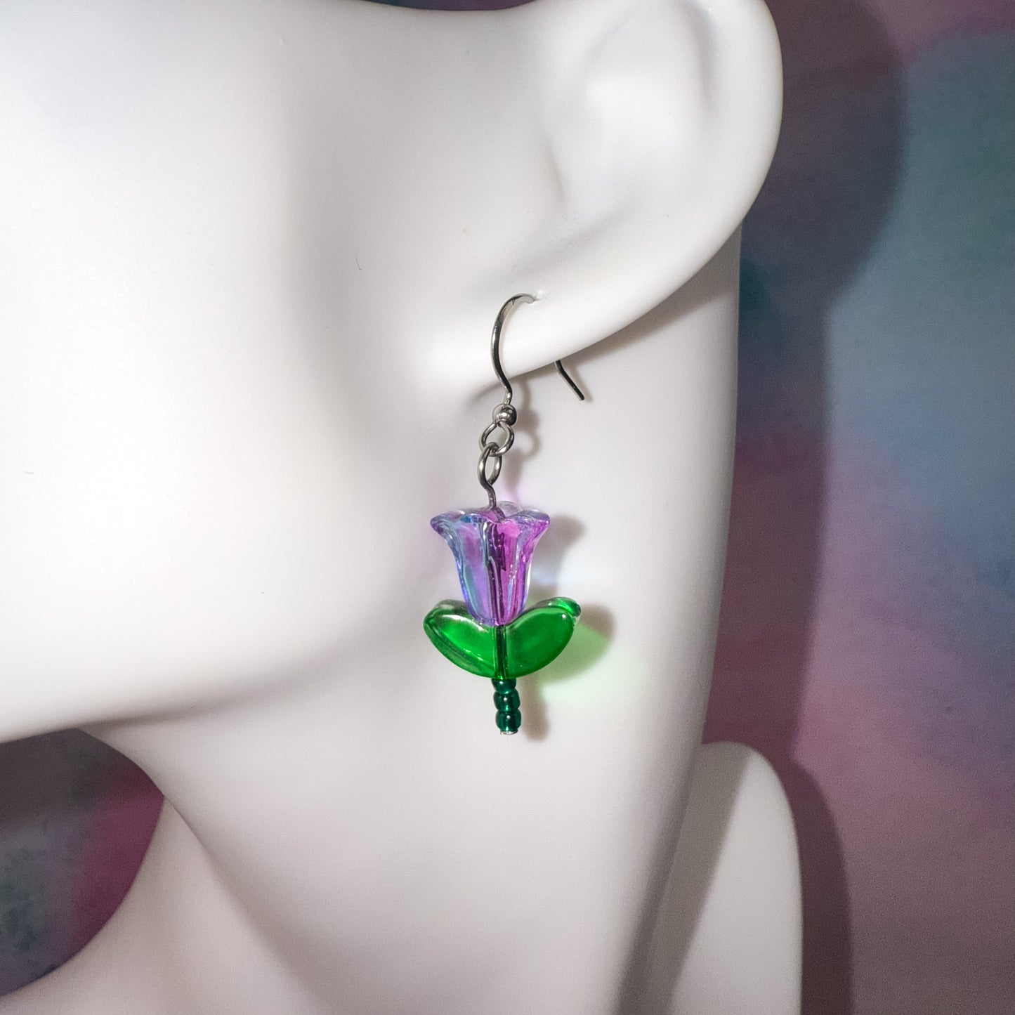 Aurora's - Beaded Flower Earring
