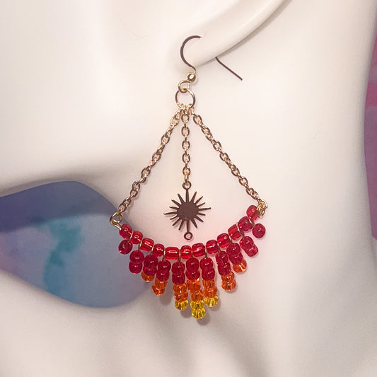 Heatwave - Statement Dangle Earring