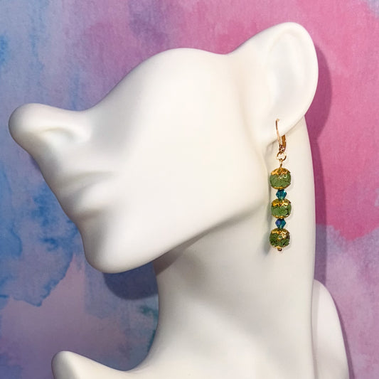 Terra - Beaded Dangle Earring