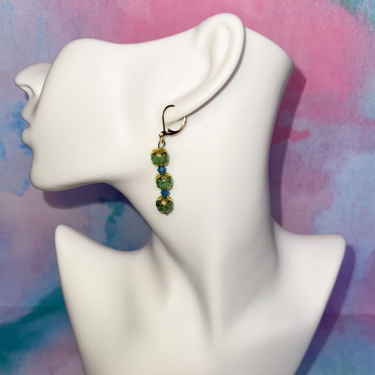 Terra - Beaded Dangle Earring