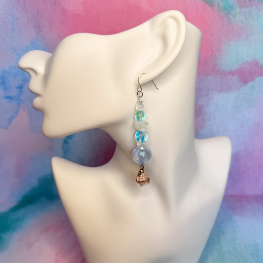 Oceanic - Beaded Dangle Earring