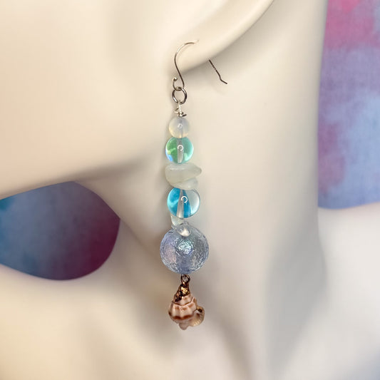 Oceanic - Beaded Dangle Earring