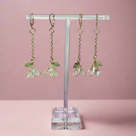 Spring Blossom - Flower Dangle Earring