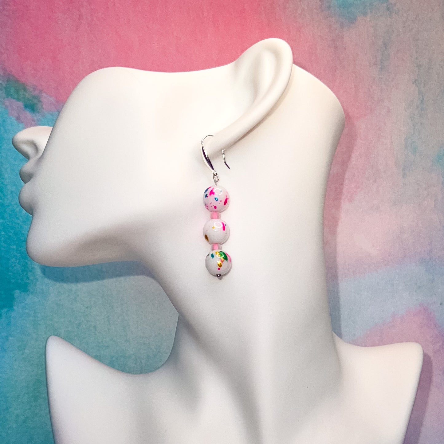 Jawbreaker - Beaded Dangle Earring