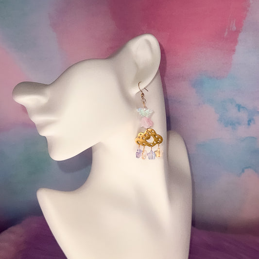 Pisces- Celestial Dangle Earring