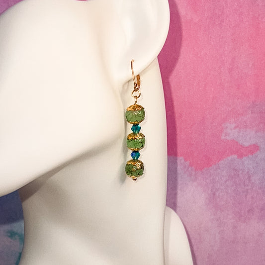 Terra - Beaded Dangle Earring