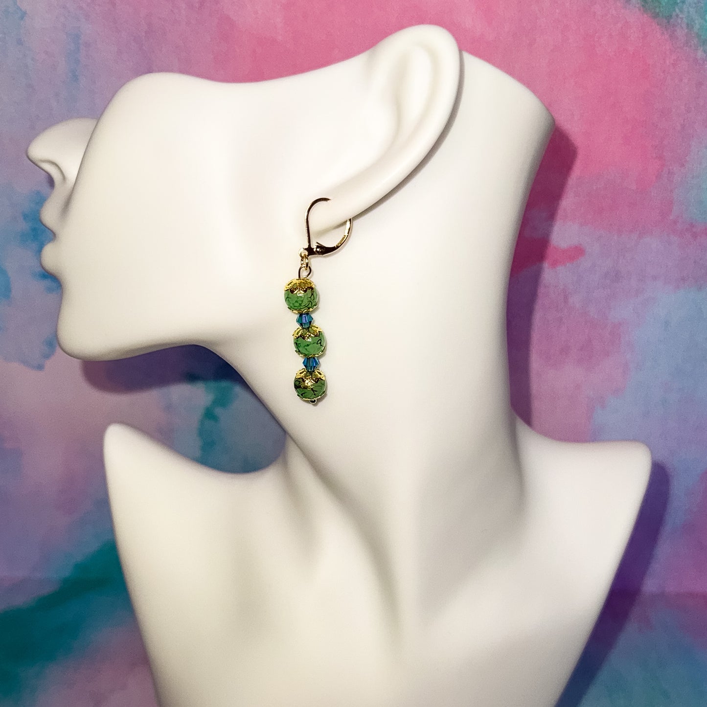 Terra - Beaded Dangle Earring