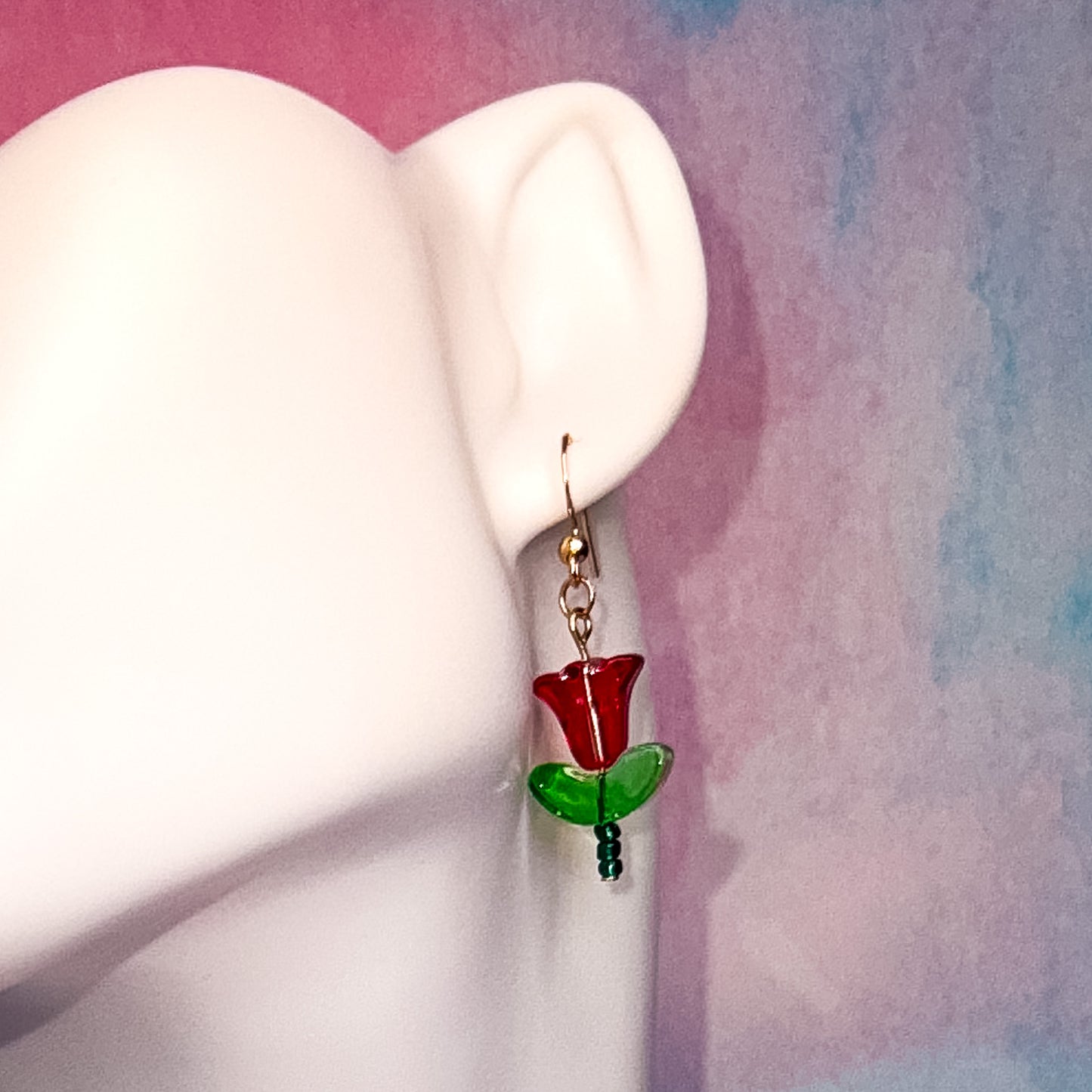 Antheia's - Beaded Flower Earring