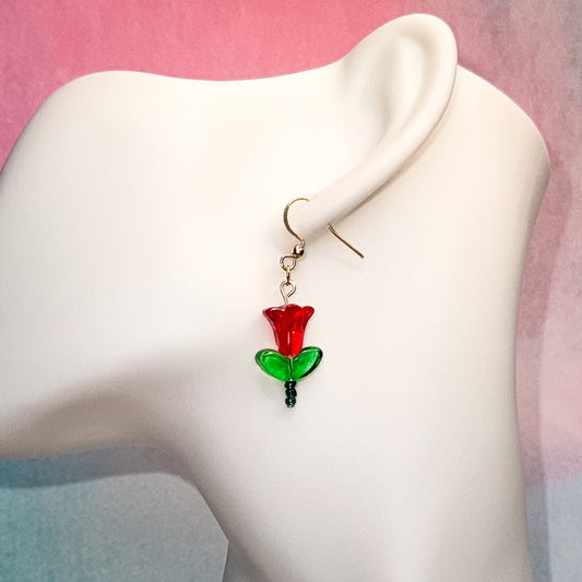Antheia's - Beaded Flower Earring