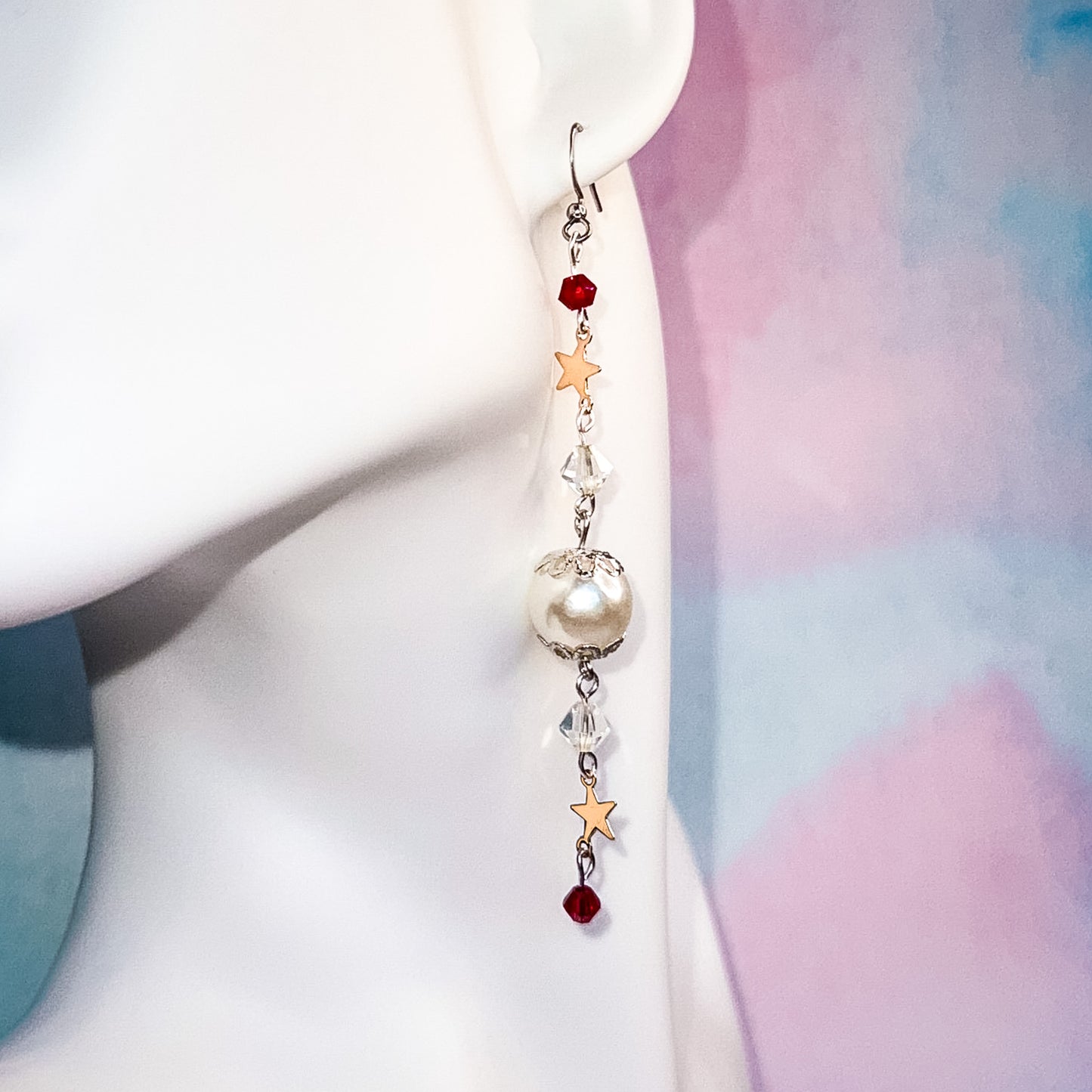 Cancer - Celestial Dangle Earring