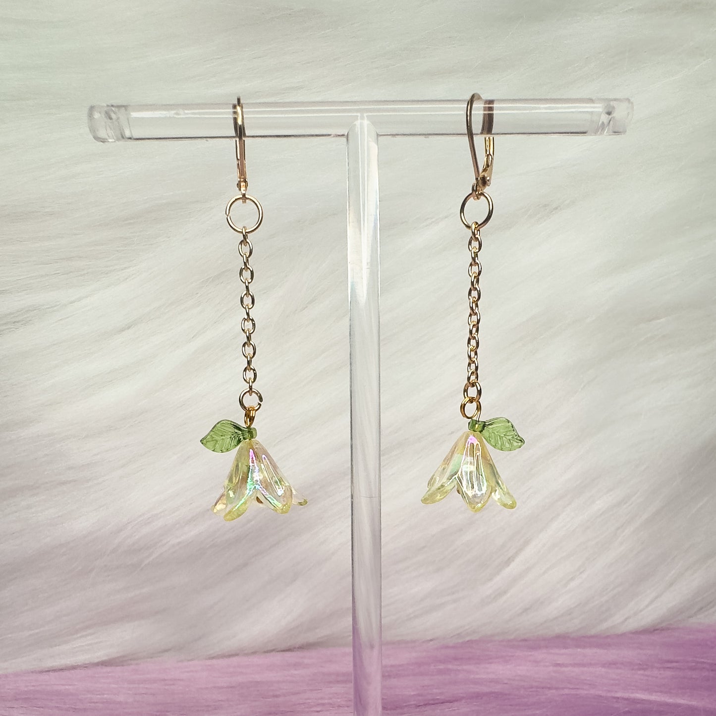 Spring Blossom - Flower Dangle Earring
