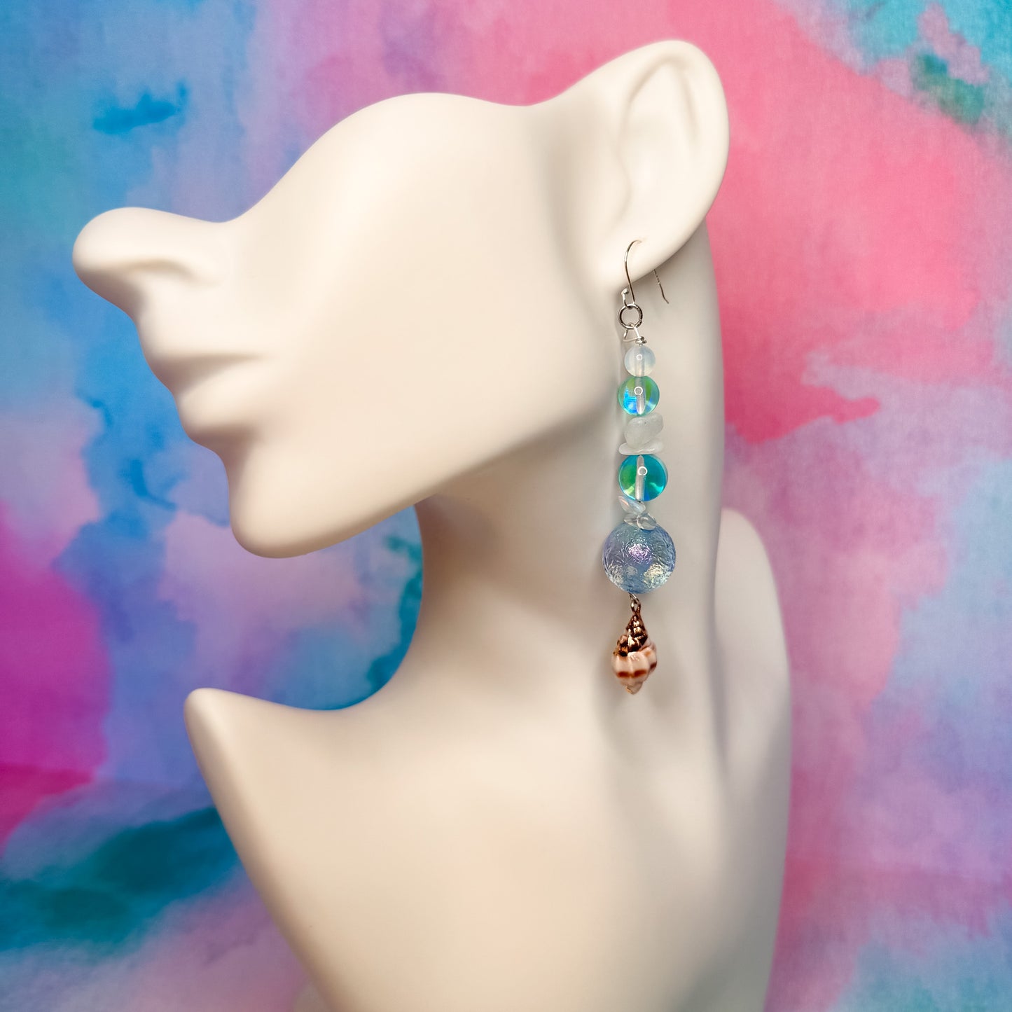 Oceanic - Beaded Dangle Earring